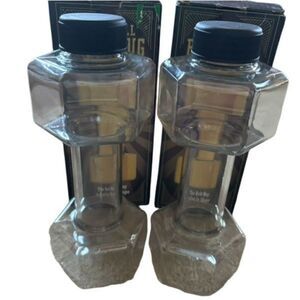 2 Dumbbell Beer Mug 18oz Cups *New*